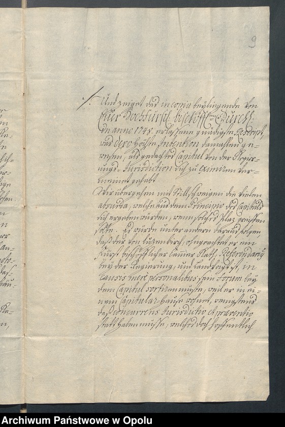 image.from.unit.number "Korespondencja między urzędem biskupim a Fundacją Kolegiaty św. Jakuba w Nysie [Ekstrakty dokumentów z 1477 i 1660 r.]"