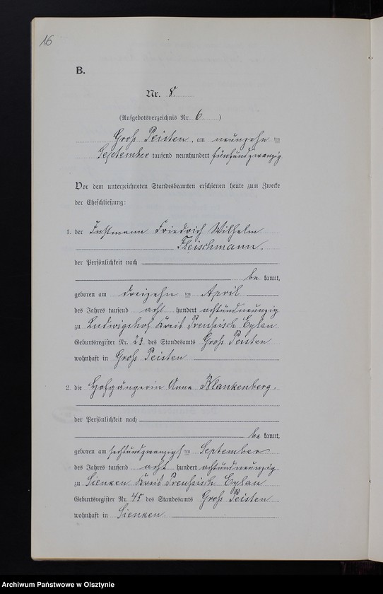 image.from.unit.number "Heiraths-Neben-Register Nr 1 - 14 [ Księga małżeństw - wtóropis ]"