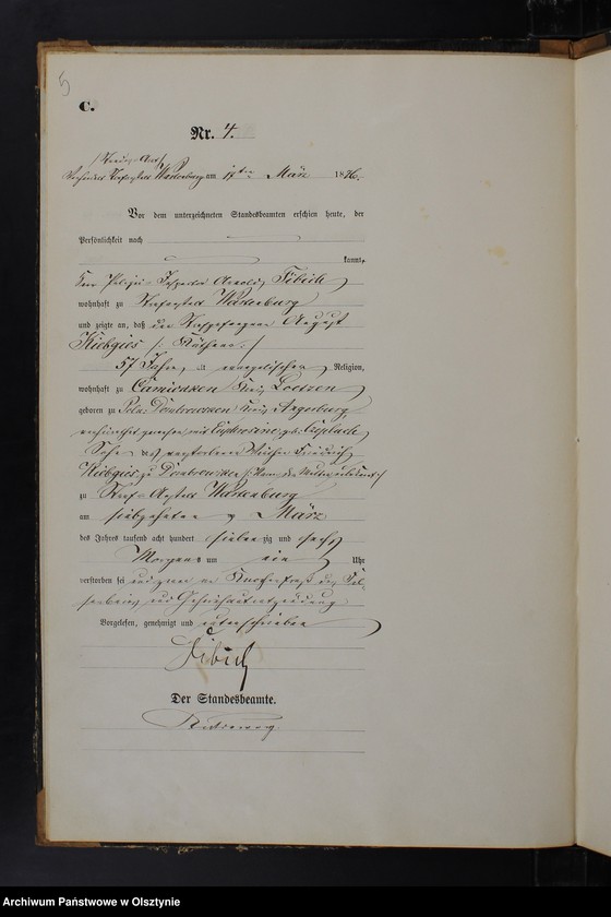 image.from.unit.number "Sterbe-Haupt-Register Nr 1 - 15"
