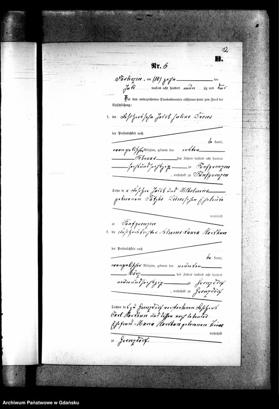 image.from.unit.number "Księga małżeństw"