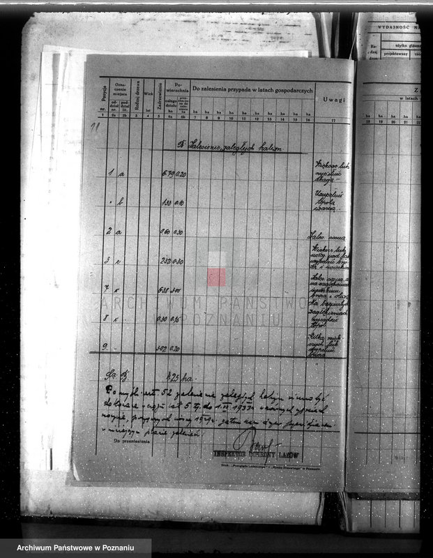 Obraz 15 z jednostki "Dodatkowy plan urządzenia gospodarstwa leśnego dla lasu majętności Grzuszyn powiat szamotulski 1937-1938"