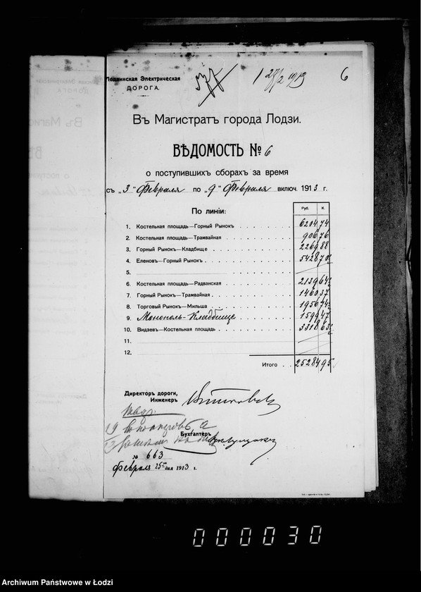 Obraz 11 z jednostki "O dachodach s eksploatacji tramvaev"