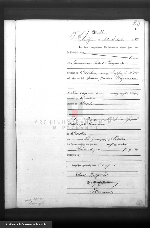 Obraz 16 z jednostki "Księga zgonów"
