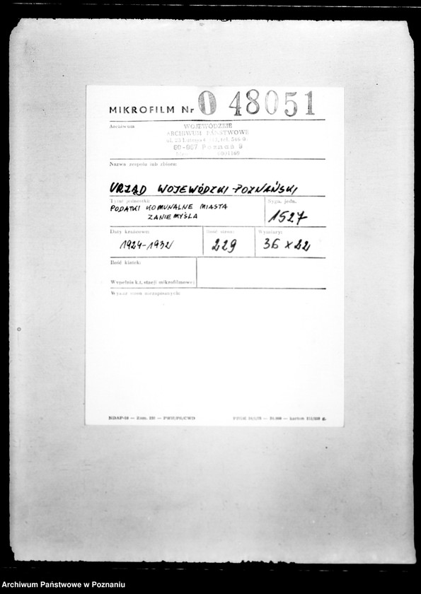 Obraz 2 z jednostki "Podatki Komunalne miasta Zaniemyśla"