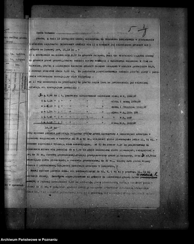 Obraz 9 z jednostki "Las majętności Dzierzanów powiat krotoszyński"