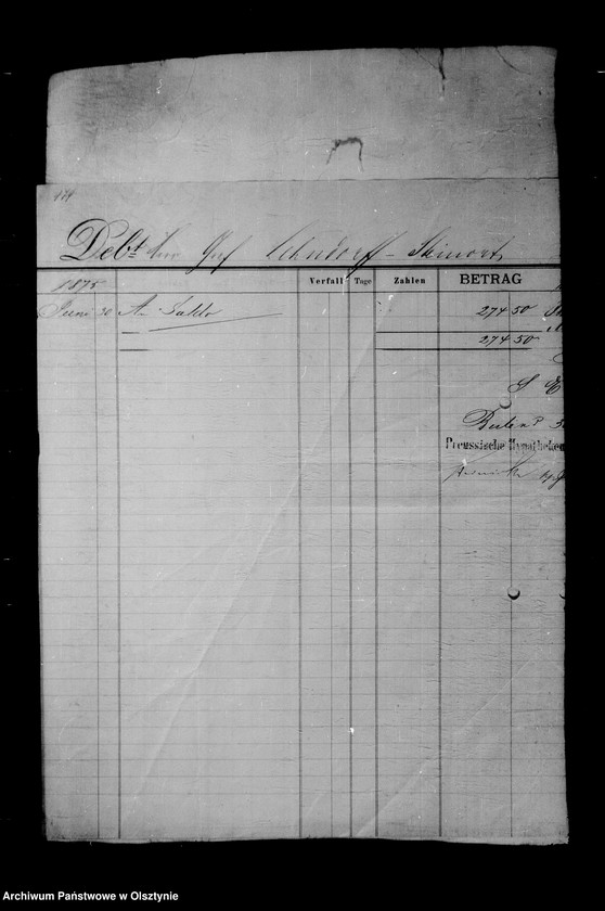 image.from.unit.number "/Akten betr. Geldgeschäfte der Lehndorff mit der Preuss. Hypotheken- Aktien- Bank, Berlin/"
