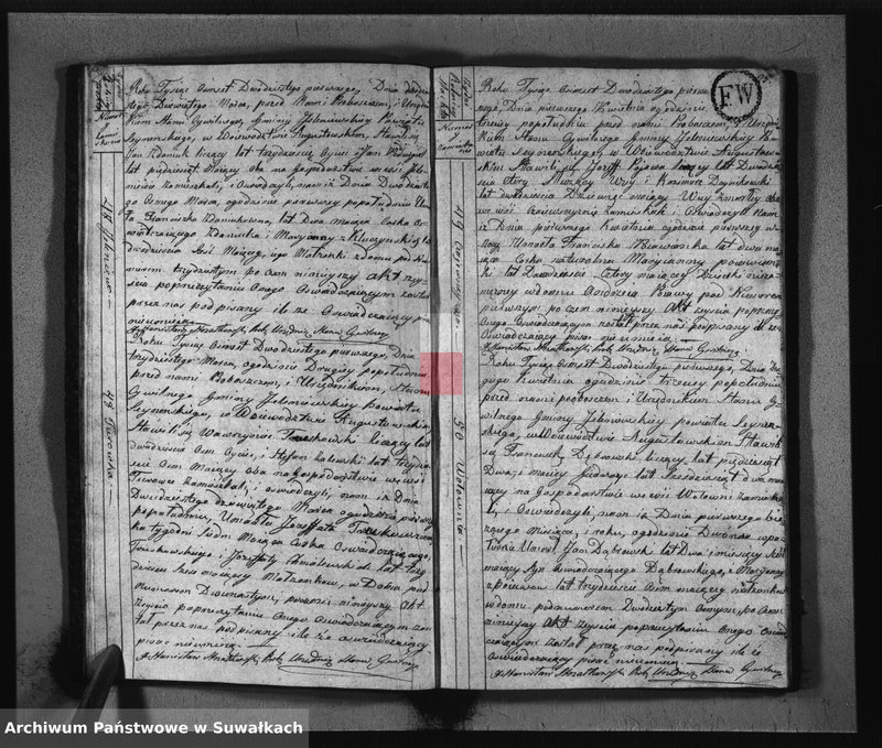 image.from.unit.number "Akta Urzędnika Stanu Cywilnego Umarłych w Gminie Jeleniewskiey od Dnia 1 Stycznia 1821 do dnia ostatniego Grudnia tegoż roku."