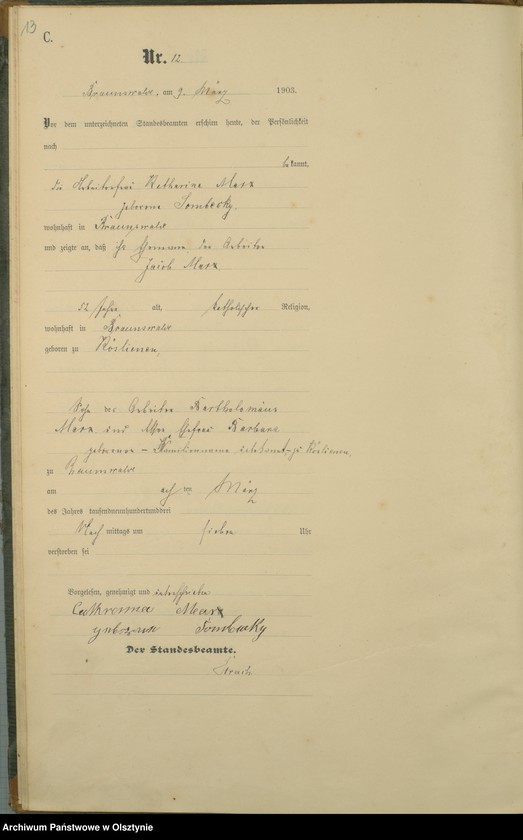 image.from.unit.number "Sterbe-Haupt-Register Nr 1 - 42"
