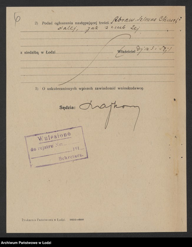 Obraz 8 z jednostki "Abram Szlama Chuset – sprzedaż resztek łokciowych"