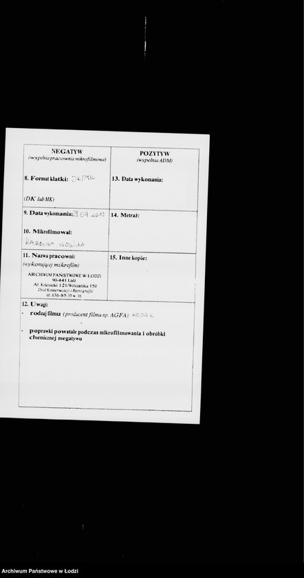 Obraz 3 z jednostki "Rejestr poborczy"