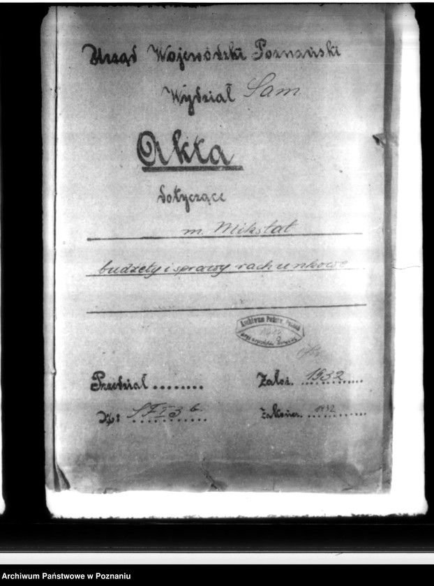 Obraz 5 z jednostki "Budżety i sprawy rachunkowe miasta Mikstatu"