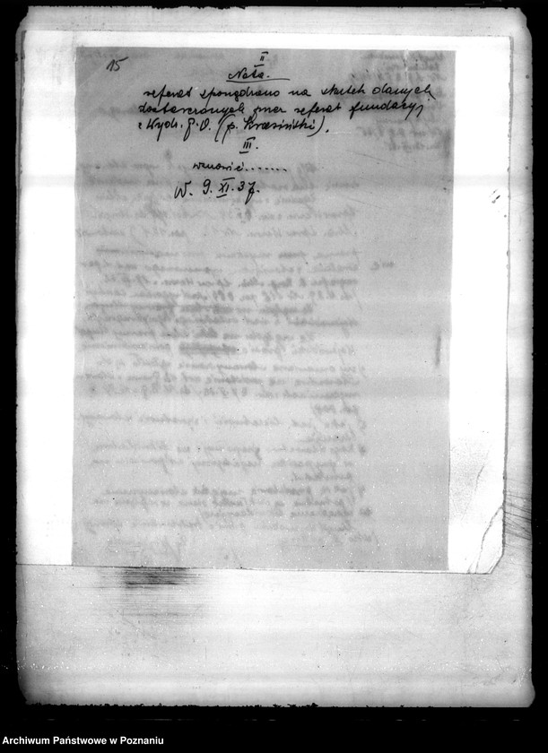 Obraz 19 z jednostki "/Burgerversorgungsverein w Rawiczu/"