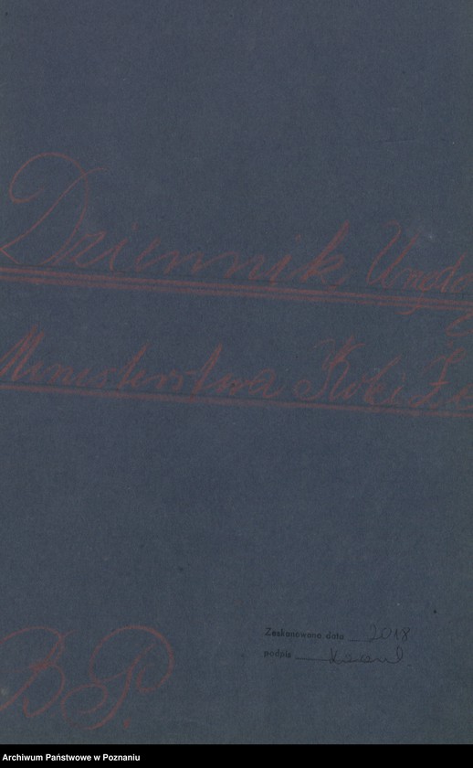 Obraz 9 z jednostki "Biuro Prezydialne Poznań. Skorowidz akt nr 2"