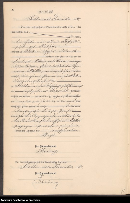 image.from.unit.number "Geburts-Register (Neben-Register) Band X"