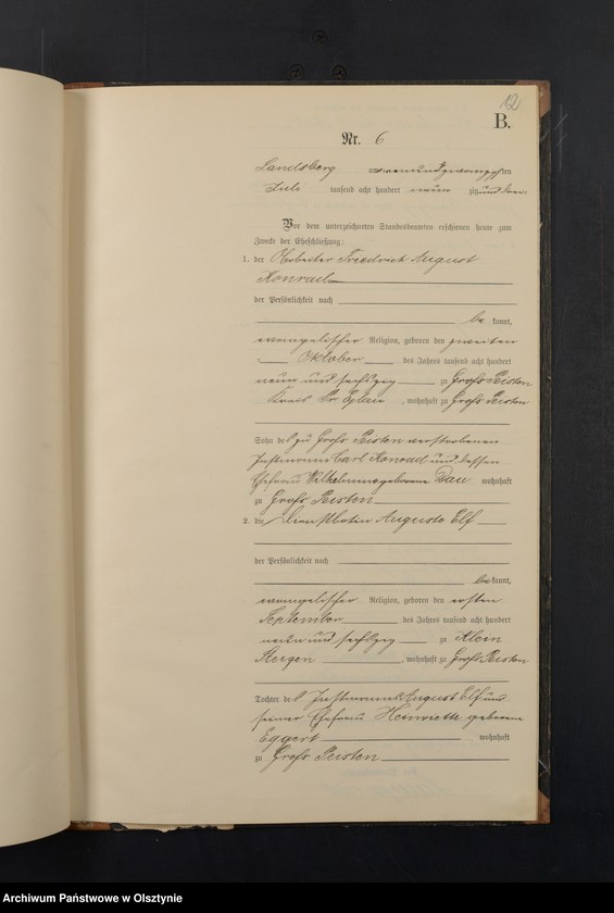 image.from.unit.number "Heiraths-Neben-Register Nr 1 - 10"