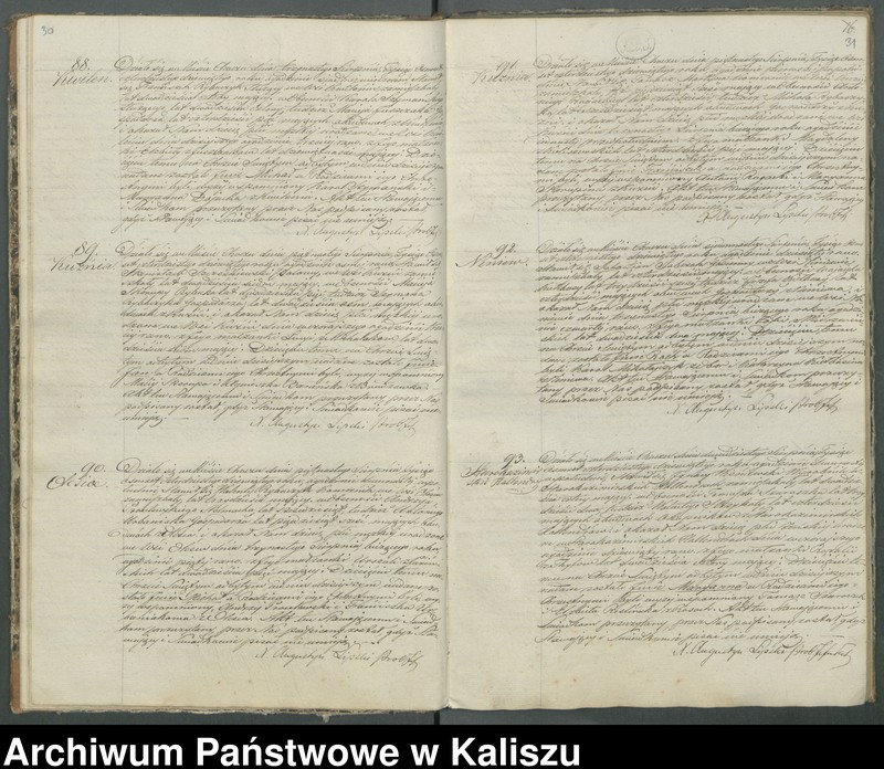 Obraz 20 z jednostki "Książka duplikat aktów urodzeń, zaślubień i zejść"