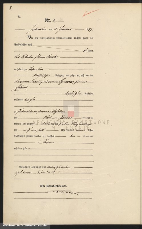 Obraz 11 z jednostki "[Księga urodzeń]"