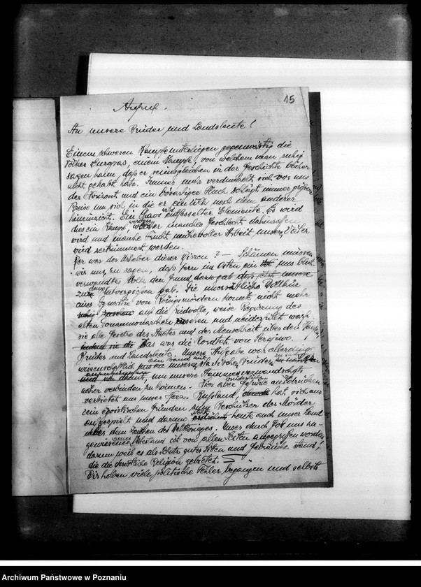 Obraz 14 z jednostki "Protokół zebrania konstytucyjnego i korespondencja"