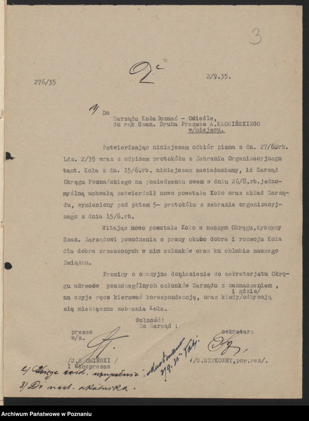 Obraz 6 z jednostki "Poznań - Osiedle akta koła."