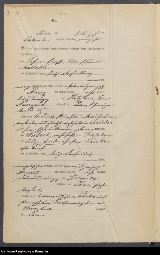 Obraz 4 z jednostki "Księga miejscowa małżeństw tom V [Rejestr główny małżeństw]"