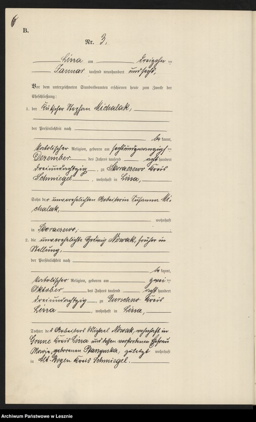 Obraz 9 z jednostki "[Księga małżeństw]"