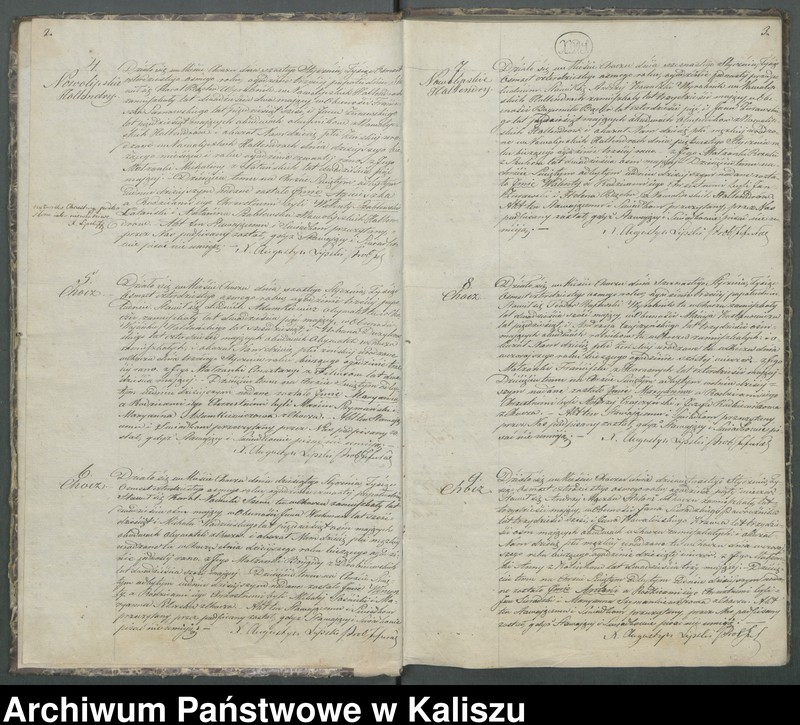 Obraz 6 z jednostki "Książka duplikat aktów urodzeń, zaślubień i zejść"