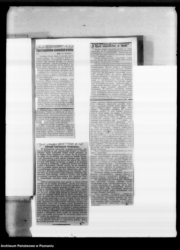 image.from.unit.number "Socjalizm - informacje, polemiki, dyskusje na łamach prasy na temat socjalizmu w Polsce. [Wycinki prasowe]"