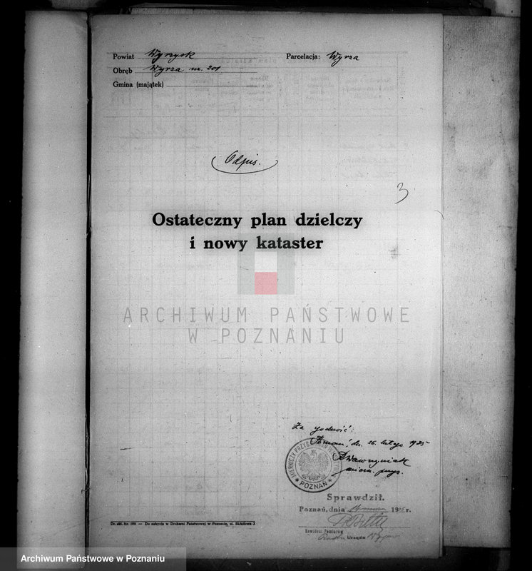 Obraz 7 z jednostki "Ostateczny rejestr pomiarowy majątku Wyrza powiatu wyrzyskiego"