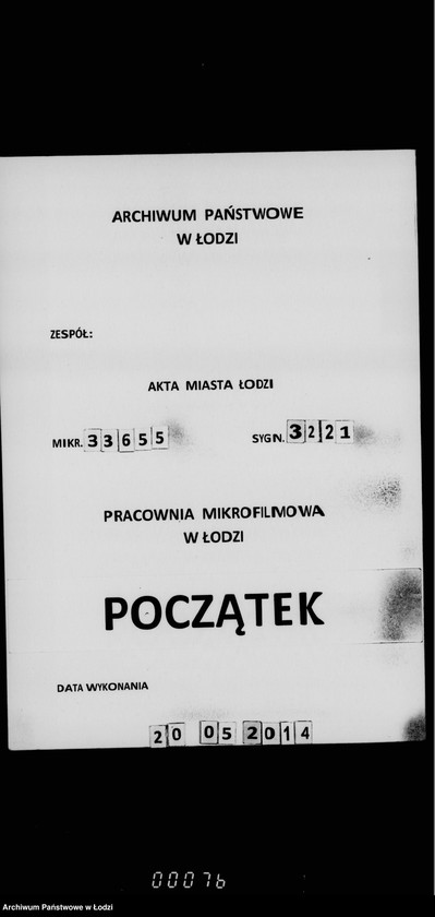 Obraz 1 z jednostki "O zamoščenji učastka Vul´čanskoj ulicy sredstvami cerkovnoj kollegji lodzinskago evangeličeskago prichoda sv. Joanna"