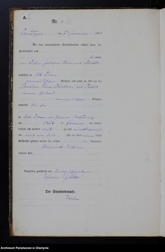 image.from.unit.number "Geburts-Haupt-Register Nr 1 - 148"