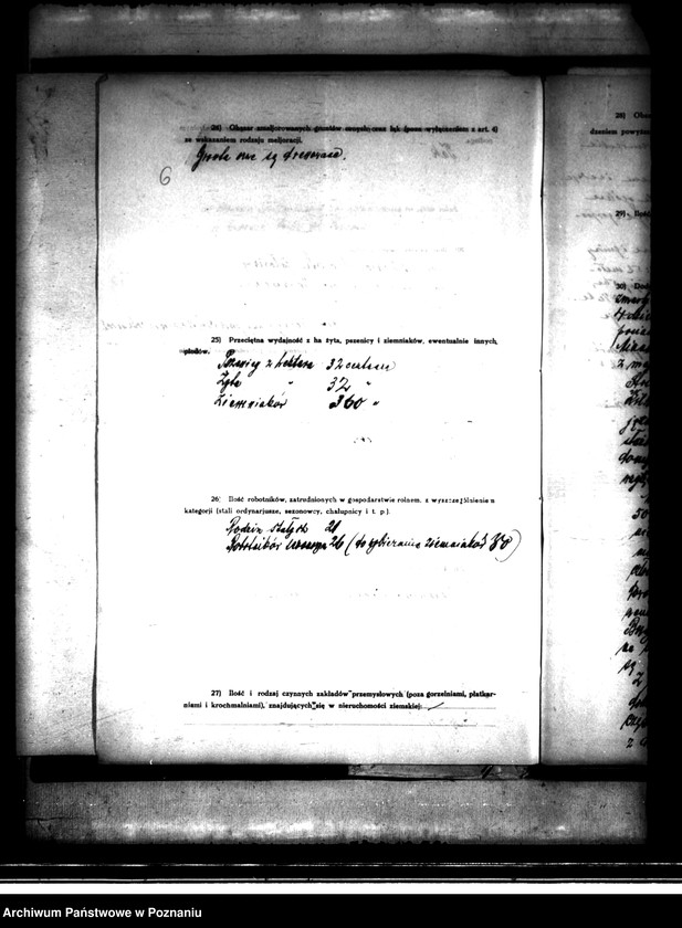 Obraz 11 z jednostki "Majątek Mianowice wyłączenie z art. 4,5 ustawy o reformie rolnej Paweł Tschuschke - spadkobierca"