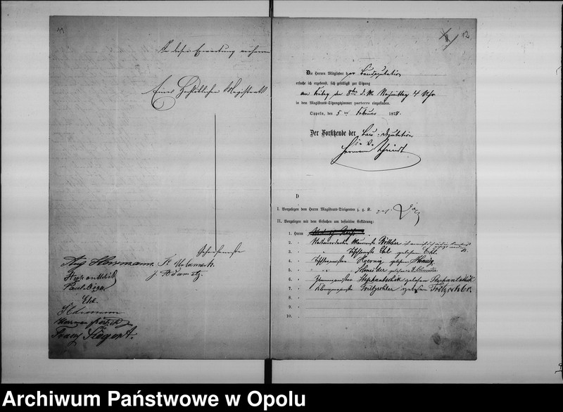 Obraz 14 z jednostki "Acta des Magistrats zu Oppeln betreffend den Durchbruch einer neuen Strasse vom Töpfermarkte nach der Oberen-Karlsstrasse"
