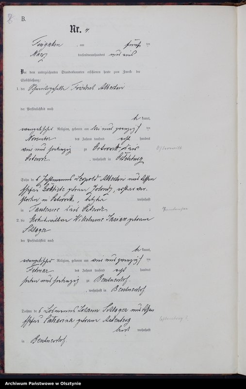 image.from.unit.number "Heiraths-Haupt-Register Nr 1 - 23"