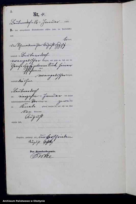 image.from.unit.number "Geburts-Haupt-Register Nr 1 - 190"