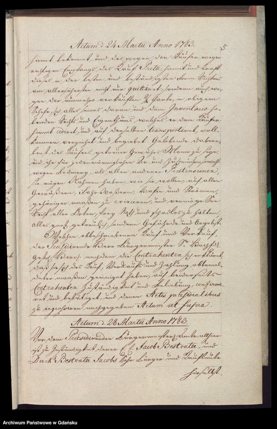 image.from.unit.number "Acta coram Officio […] Joannis Bentzmann Praeconsulis ac Praesidis [22.III.1783-13.III.1784] Joannis Bentzmann nec non Fisci Administratoris [27.III.1783-9.III.1784] /2 indeksy/"