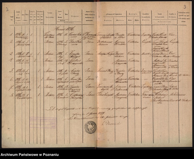 Obraz 4 z jednostki "Duplicat aus dem geburts- Register"