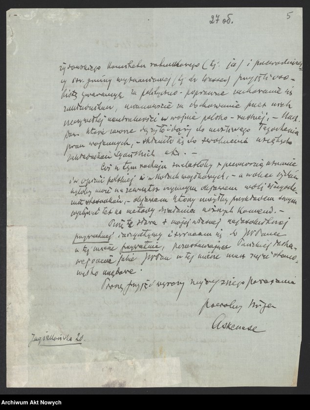 image.from.unit.number "Działalność wojskowa Władysława Sikorskiego na froncie południowo-wschodnim i wschodnim. Sprawozdanie dowództwa III Armii. Raport, projekt odezwy, wiersz, korespondencja."