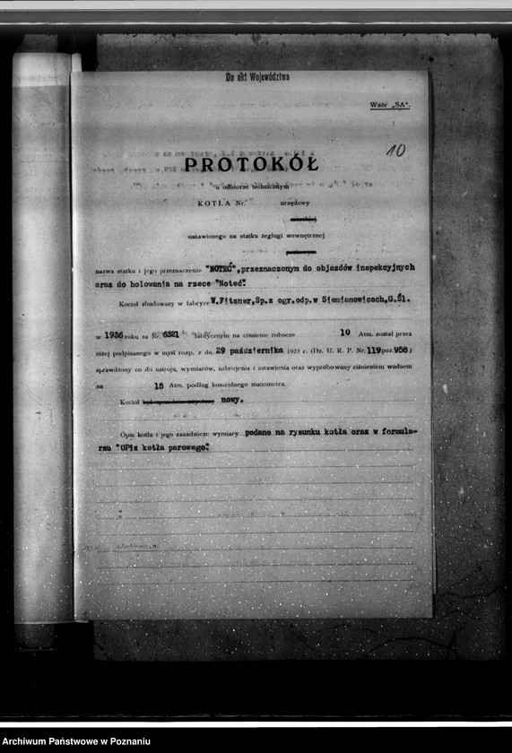 Obraz 14 z jednostki "Statek "Noteć" w Czarnkowie zainstalowanie nowego kotła"