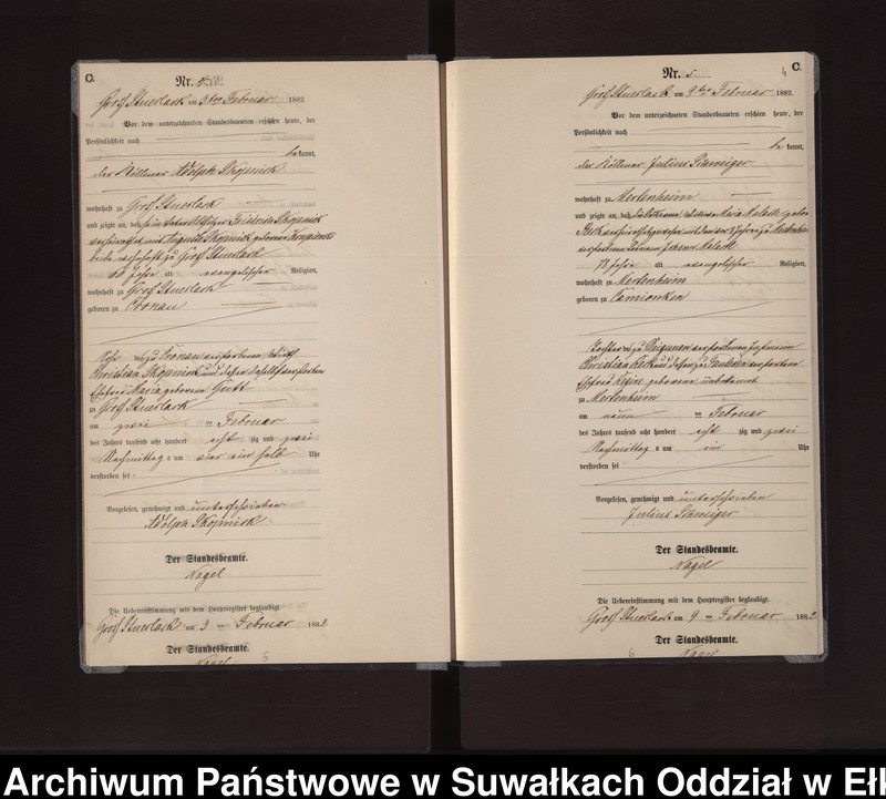 image.from.unit.number "Sterbe-Neben-Register des Preussischen Standes-Amtes Gross Stüerlack Kreis Loetzen"