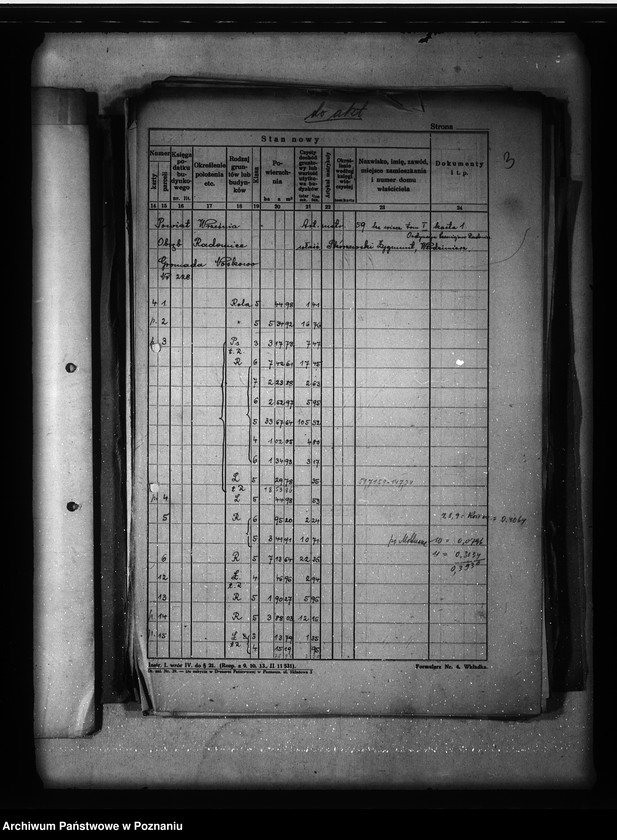 image.from.unit.number "/Majętność Czerniejewo własność Hr. Skórzewski kopie map katastralnych, wyciągi katastralne itp. powiatu gnieźnieńskiego"