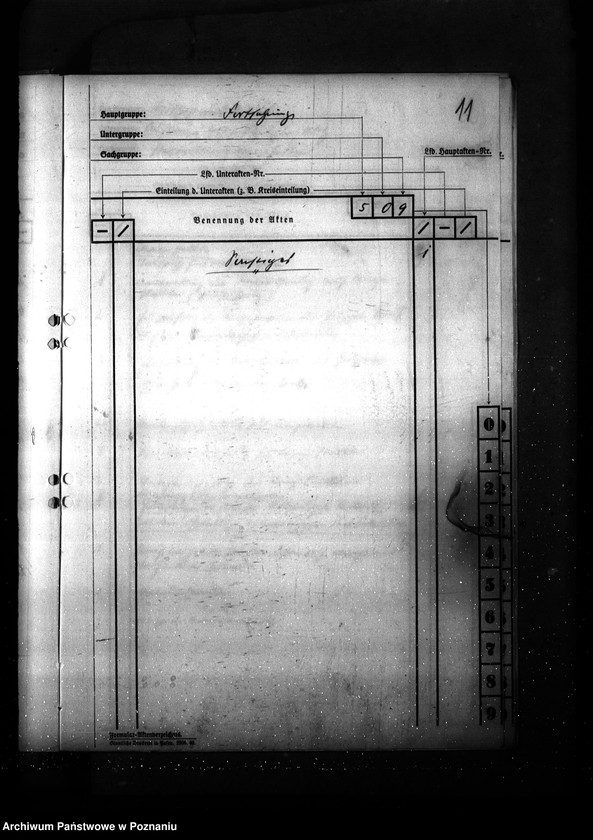 Obraz 15 z jednostki "Wykaz akt dla wydziału Wirtschaft und Arbeit"