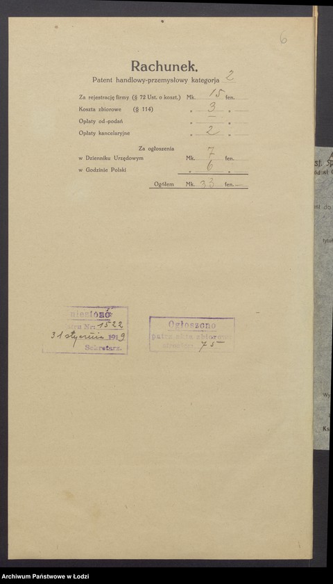 Obraz 8 z jednostki "Lipman Grylak- sprzedaż towarów manufakturowych"