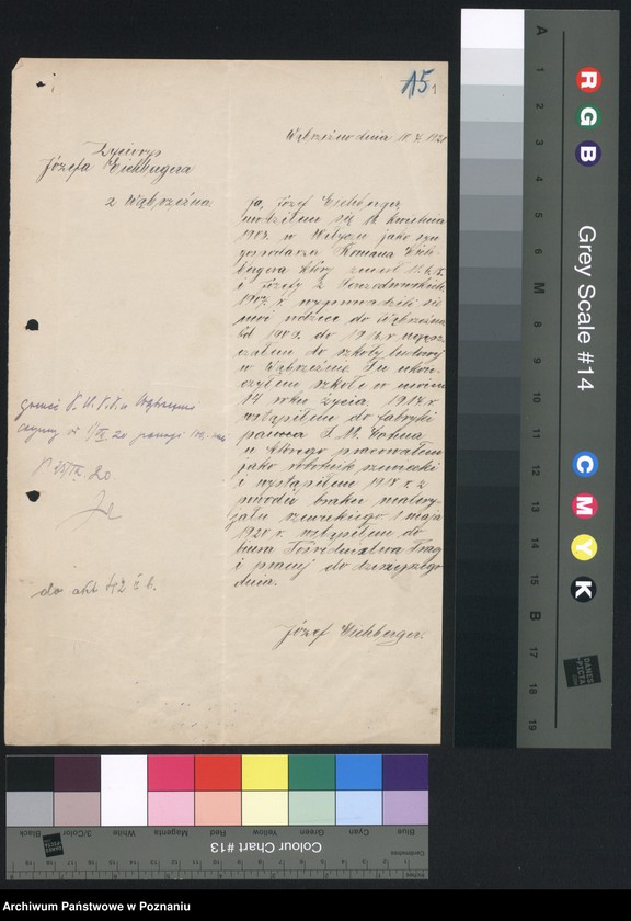 Obraz 2 z jednostki "[Sprawy osobowe Urzędu Pośrednictwa Pracy w Wąbrzeźnie i Wejherowie]"