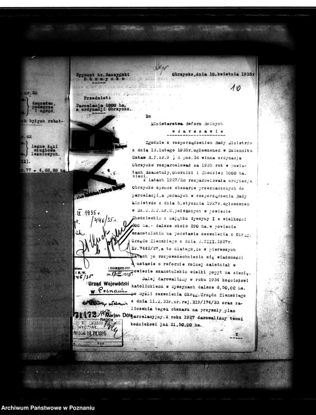 Obraz 14 z jednostki "Majątek Obrzycko powiatu szamotulskiego przymusowy wykup"