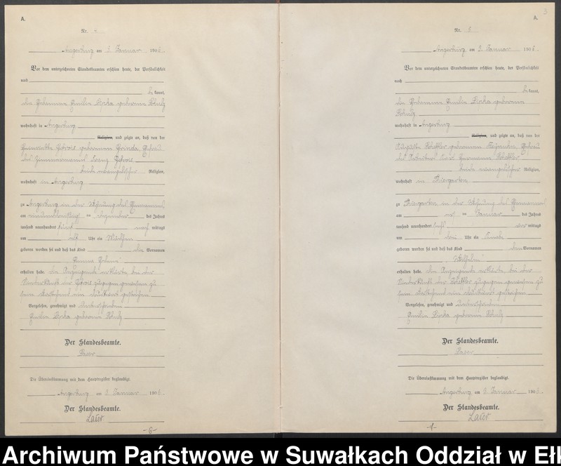 image.from.unit.number "Geburts-Neben-Register des Preussischen Standes-Amtes Angerburg Kreis Angerburg"