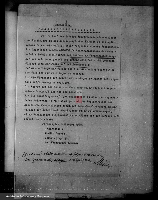 Obraz 7 z jednostki "Majętności leśne w Krucz-Goraju w powiecie czarnkowskim"