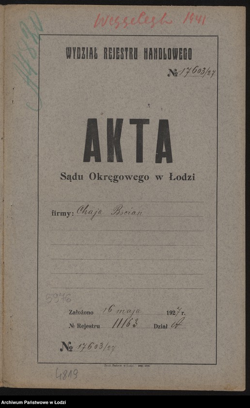 Obraz 2 z jednostki "Chaja Bocian- sprzedaż mebli"