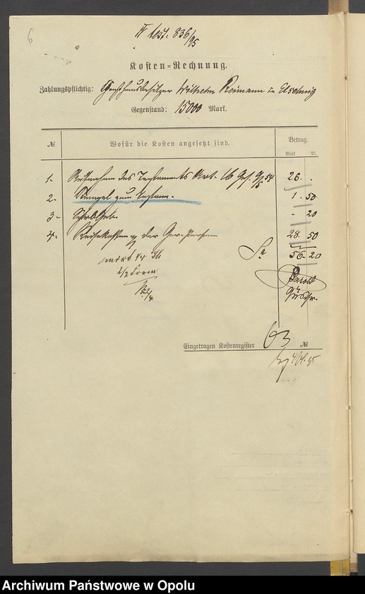 image.from.unit.number "Testament des Gasthausbesitzers Wilhelm Reimann zu Elsnig"