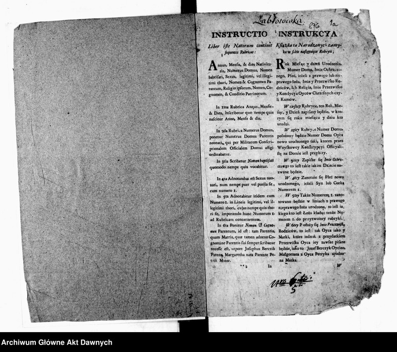 image.from.unit.number "Parafia: Jagielnica. Dekanat: Czortków. Księga metrykalna urodzeń 1784-1846, ślubów 1784-1905 i zgonów 1784 - 1885 tylko dla wsi Zabłotówka*."