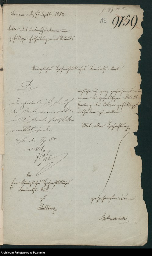 Obraz 19 z jednostki "A. betr. Johann Bolesław von Karśnicki zu Roszkówko"